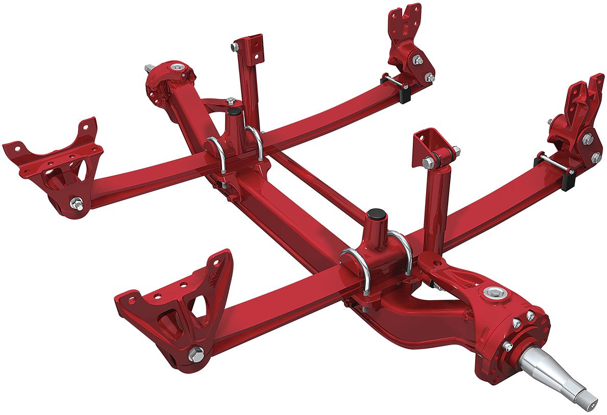 Hendrickson - SOFTEK BUS - Monoleaf And Steer Axle System