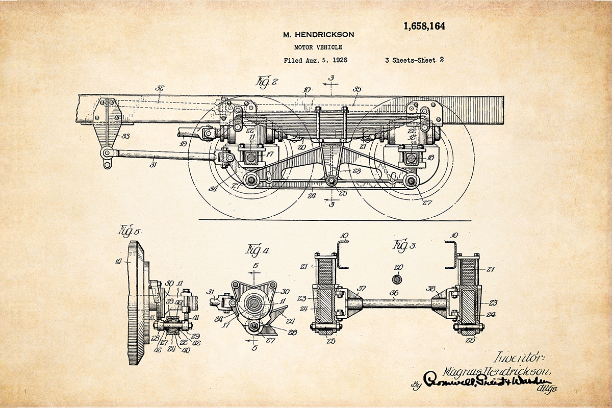 Walking Beam Patent 1926 